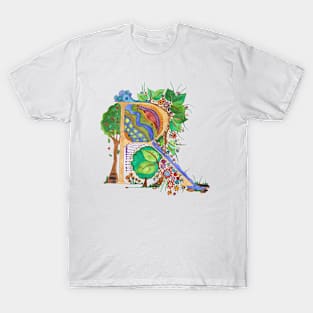 R - an illuminated letter T-Shirt